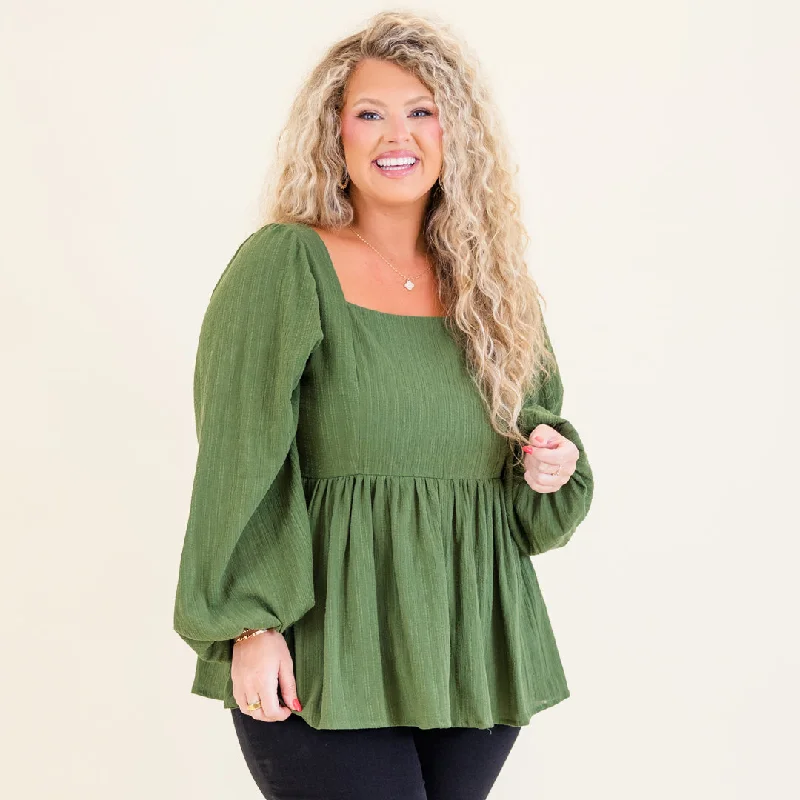 Lovin' On You Top, Olive