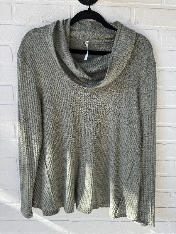 Top Long Sleeve By Clothes Mentor In Green, Size: M