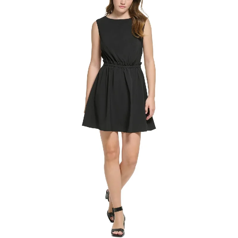 Calvin Klein Womens Mini  Fit & Flare Dress