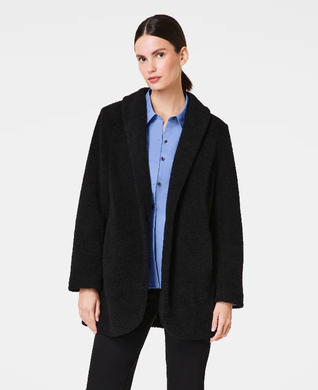 SPANX® Fleece Shawl Jacket