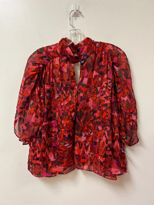 Top Long Sleeve By Misia In Floral Print, Size: M