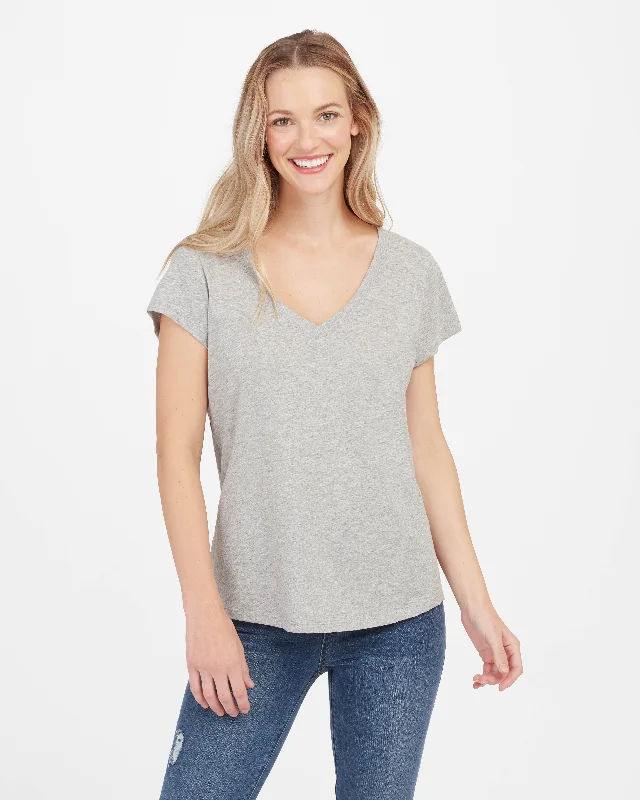 Pima Cotton V-Neck Tee