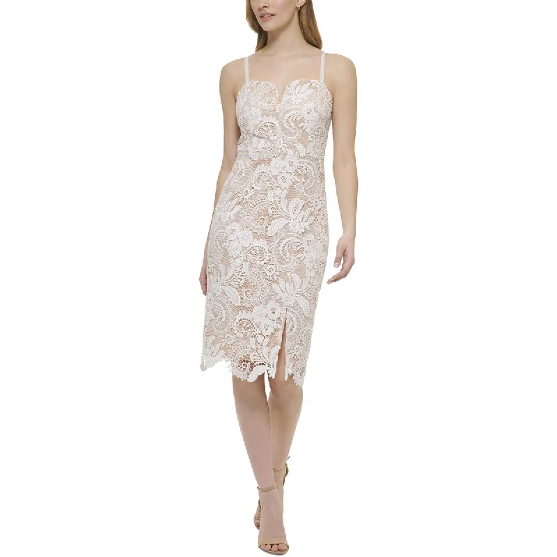 Guess Womens Mini Lace Slip Dress