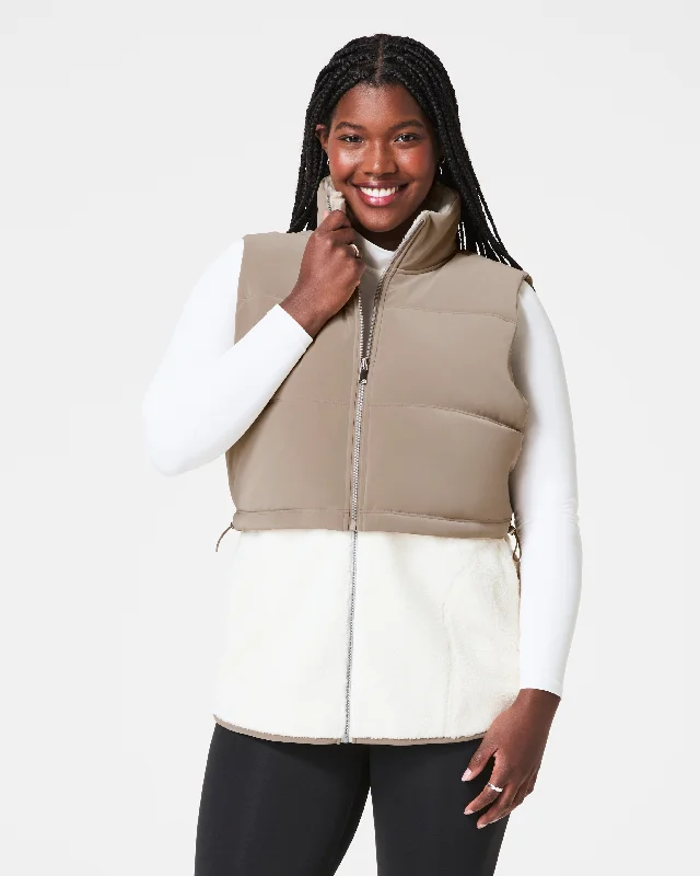 SPANX® Two-In-One Velour Fleece Vest