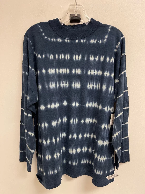 Top Long Sleeve By We The Free In Blue, Size: L