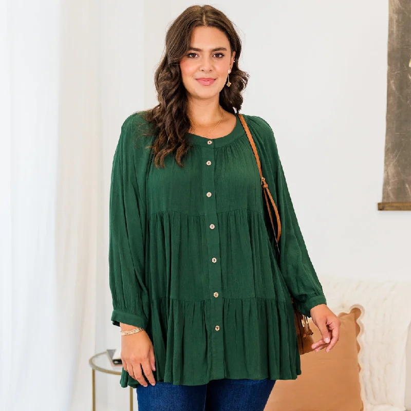 Evermore Top, Forest Green