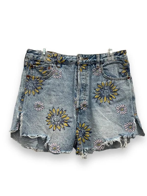 Blue Denim Shorts We The Free, Size 4