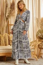 Singing the Blues Maxi Dress