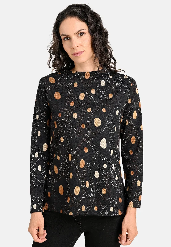 Abstract Polka Dot Top