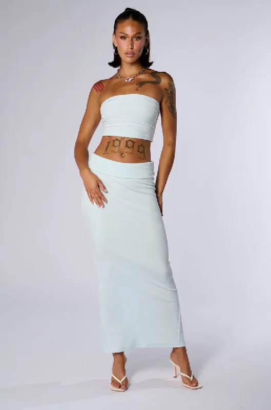 HELP YOUR MIND CORSET TOP AND MAXI SKIRT