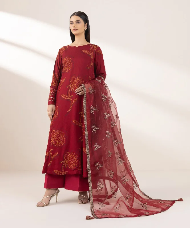 Embroidered Organza Dupatta