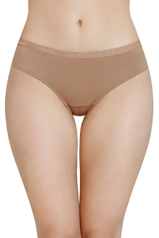 Solid Mid Rise Modal Bikini Panty