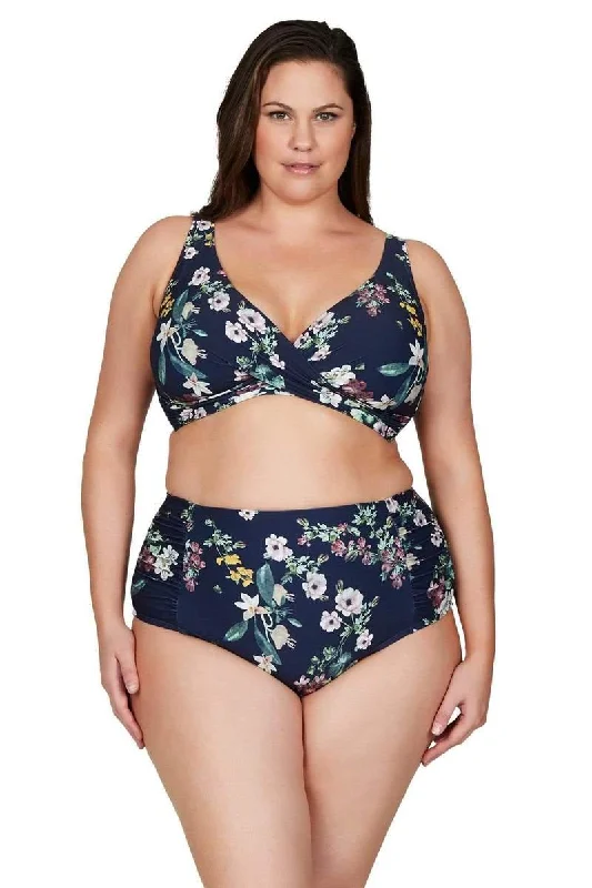 Artesands AT3711NK Neo Kimono Bikini Top - Navy