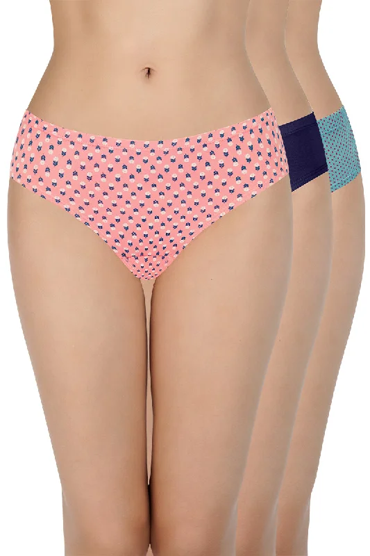 100% Cotton Bikini Panty Pack (Pack of 3) - D010 - Multi