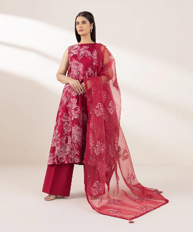 Embroidered Organza Dupatta