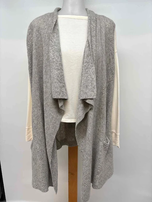 Vince Women's Size M Gray Heathered Vest