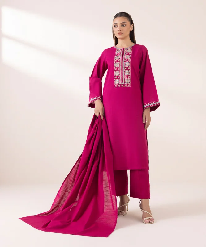 Solid Khaddar Dupatta