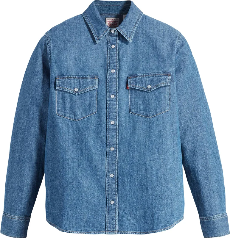 Essential Western Denim Shirt - Women's|-|Chemise en denim Western Essential - Femme