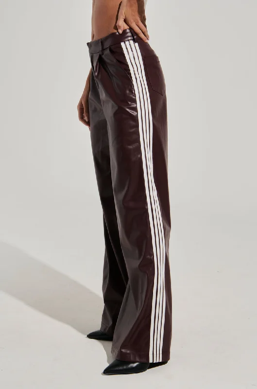 DAYTIME LOVIN TROUSER IN BURGUNDY