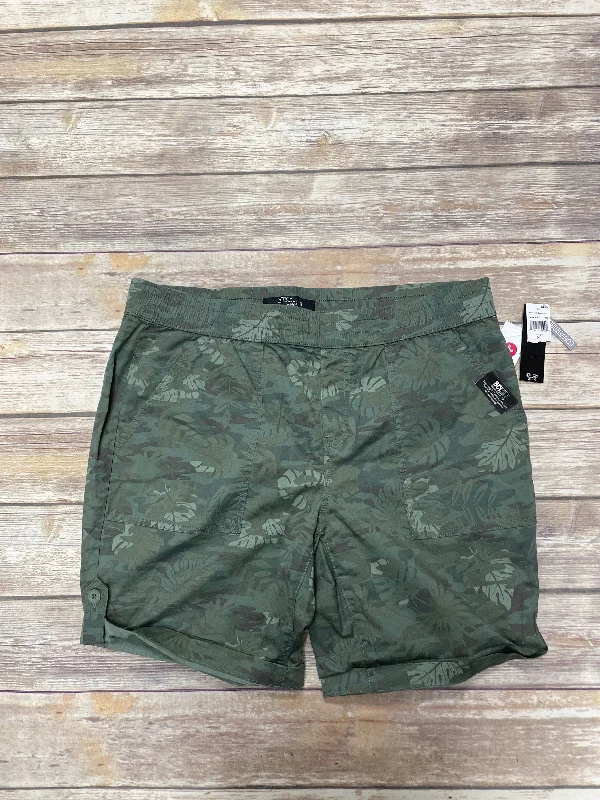 Camouflage Print Shorts Cme, Size Xl