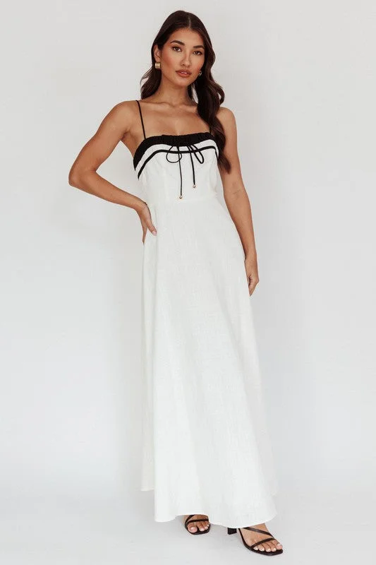 Maxi Dress With Ruching