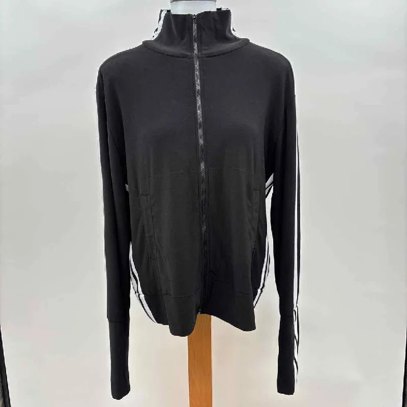 Norma Kamali Women's Size L Black Stripe Jacket