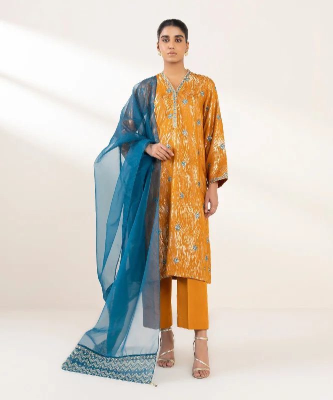 Embroidered Organza Dupatta