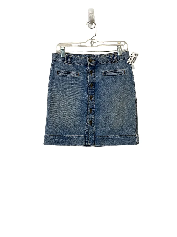 Blue Denim Skirt Mini & Short Loft, Size 0