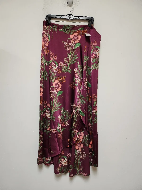 Purple Skirt Maxi Lulus, Size 16