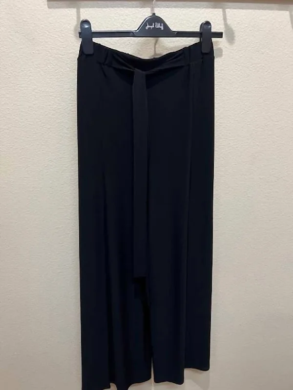 Flared Pant In Black