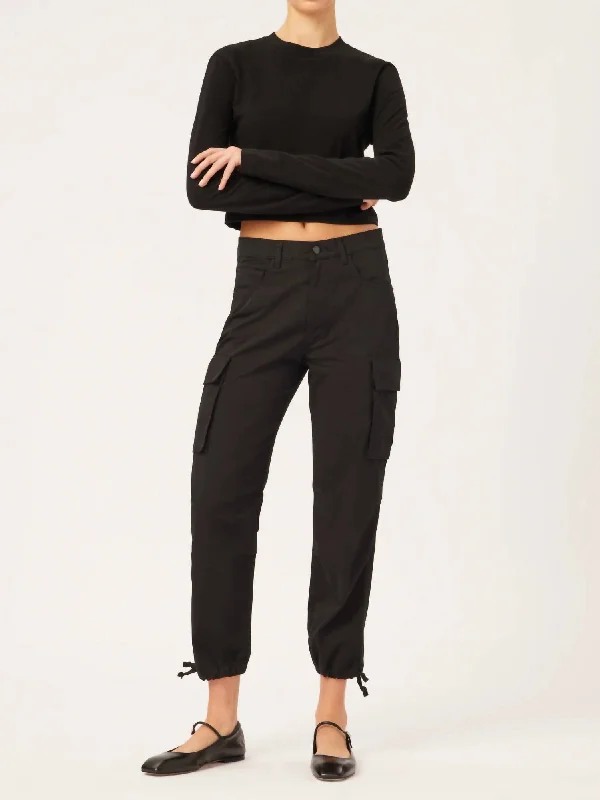 Gwen Jogger Cargo In Black