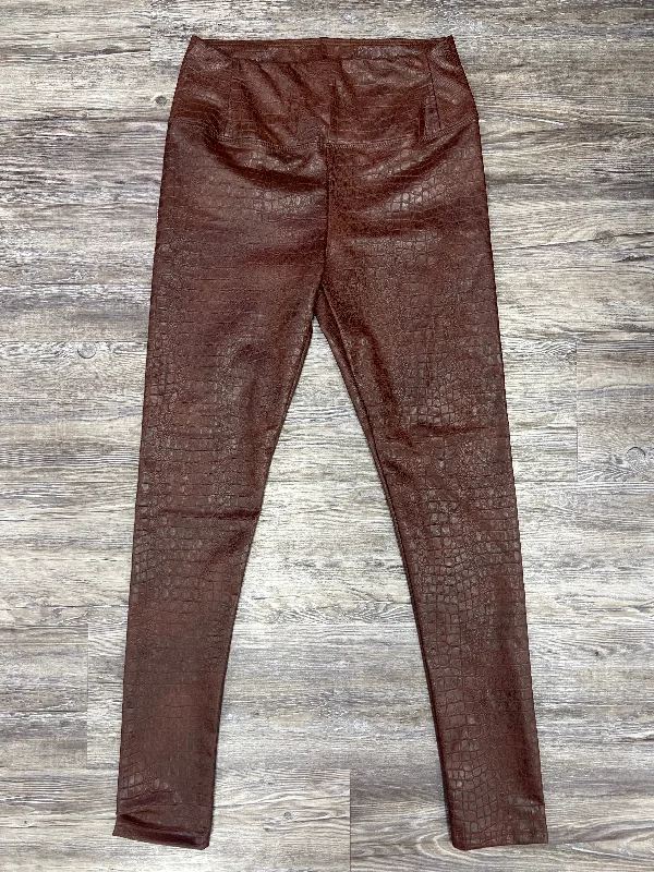 Pants Designer By 7 For All Mankind In Brown, Size: S