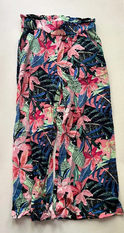 Pants Palazzo By Loft In Floral, Size: 4