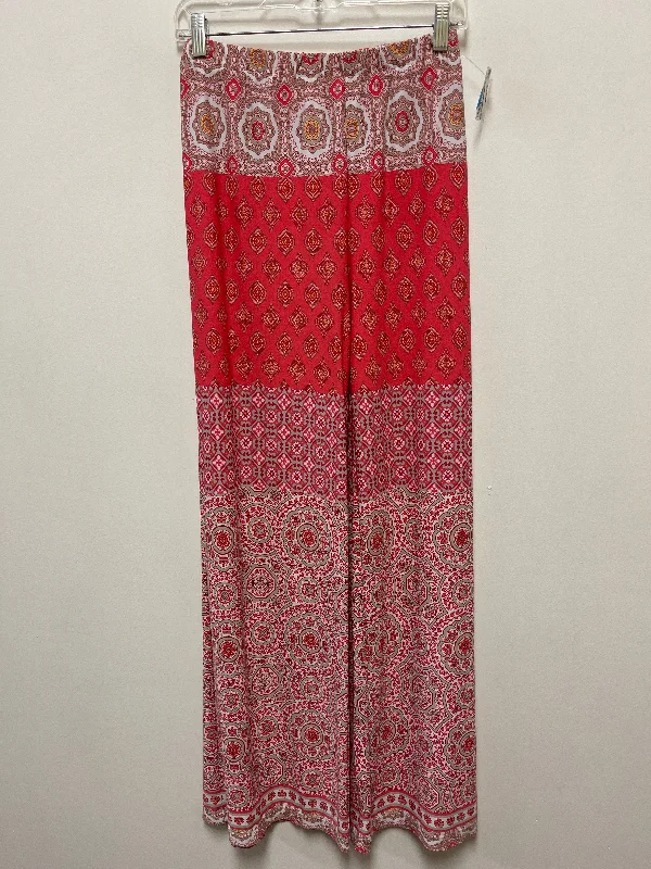 Pants Wide Leg By Chicos In Coral, Size: M