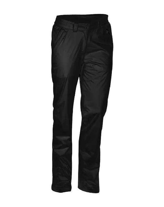 Women's Merion Rain Pants In Black