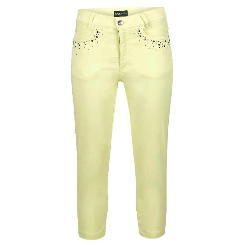 Women's Under The Sea Capri Pant In Yellow