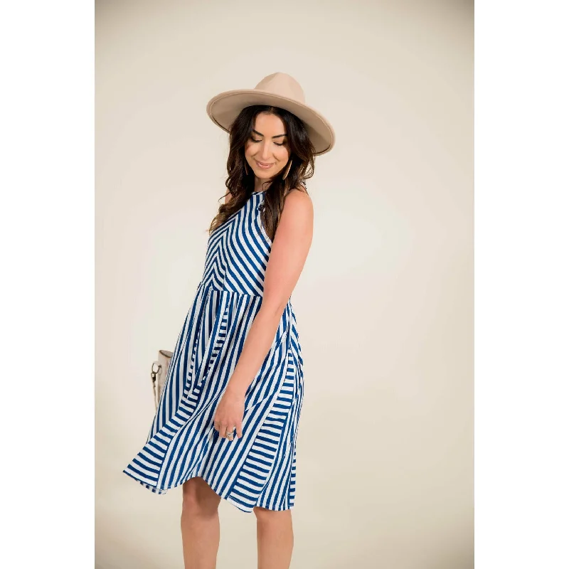 Chevron Halter Dress