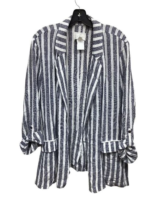 Blazer By Caslon In Striped Pattern, Size: Xl