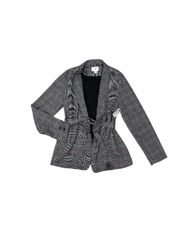 Blazer By Everly In Grey & Red, Size: M