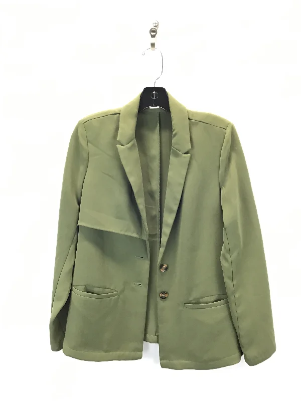 Blazer By Just Fab In Olive, Size: Xs