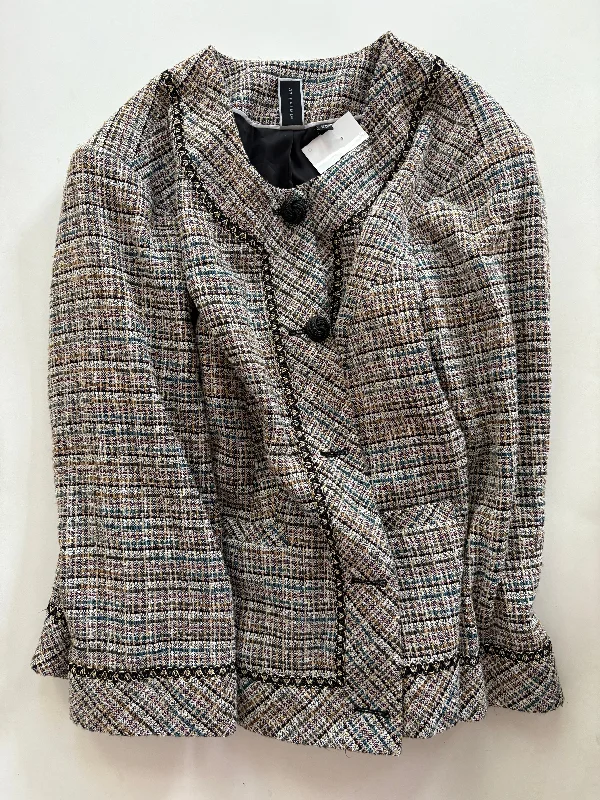 Blazer By Nicole By Nicole Miller In Tweed, Size: 2x