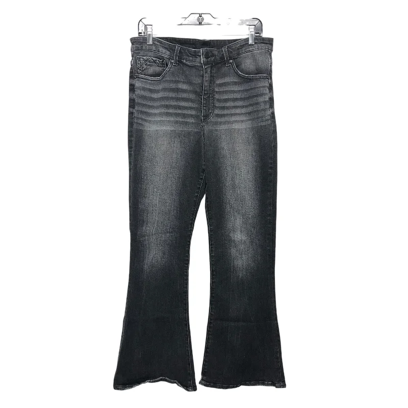 Jeans Flared By Buckle Black In Black, Size:12