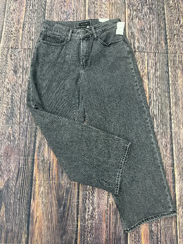 Jeans Straight By Free Assembly In Black Denim, Size: 10