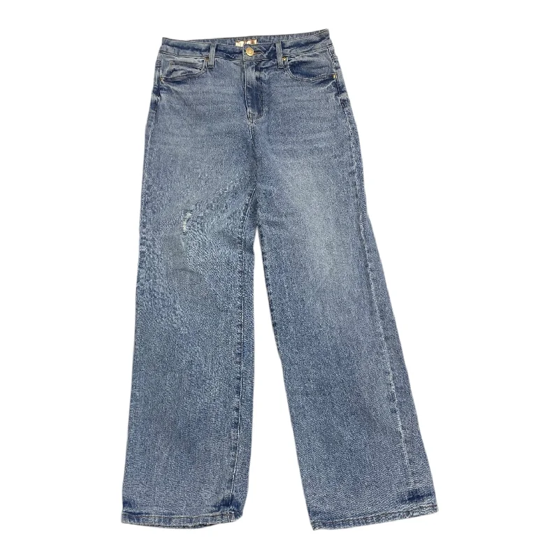 Jeans Straight By Kut In Blue, Size: 4