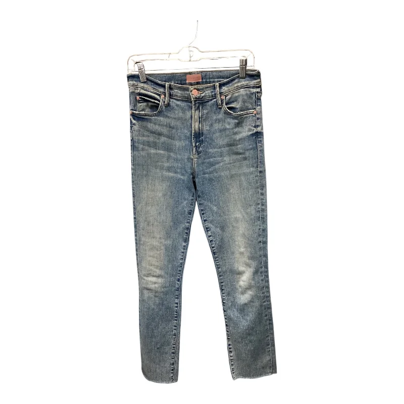 Jeans Straight By Mother In Blue, Size: 6