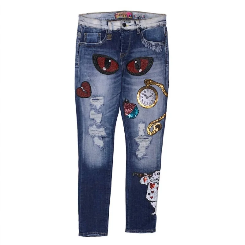 Women's Chester Cat Jeans In Indigo